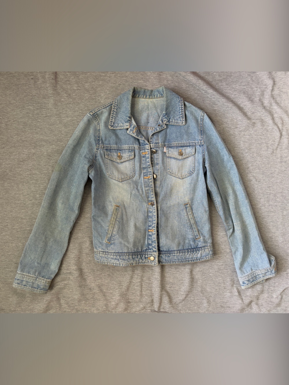 Light Blue Women's Denim Jean Jacket - Classic Casual Layer